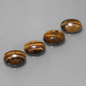 Achetez naturel ct Or Brun Oeil de Tigre gems, Coupe ovale, En provenance Thaïlande chez GemSelect. En stock, livraison internationale!