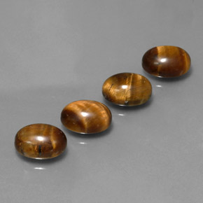 Achetez naturel ct Or Brun Oeil de Tigre gems, Coupe ovale, En provenance Thaïlande chez GemSelect. En stock, livraison internationale!