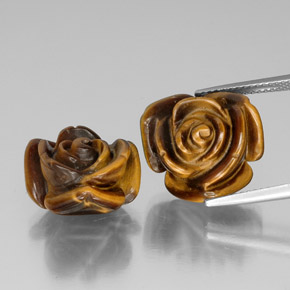 Achetez naturel ct marron tiger's eye gems, forme fantaisie, en provenance thaïlande chez gemselect. en stock, livraison internationale!