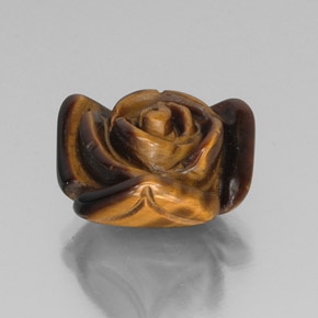 Tiger's eye marron naturelle forme fantaisie, 9,94 ct, opaque