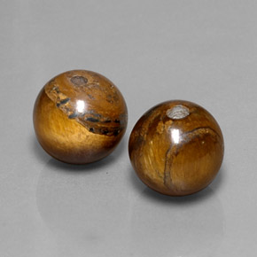Achetez naturel ct marron tiger's eye gems, sphère / boule, en provenance thaïlande chez gemselect. en stock, livraison internationale!