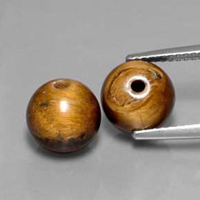 Achetez naturel ct marron tiger's eye gems, sphère / boule, en provenance thaïlande chez gemselect. en stock, livraison internationale!