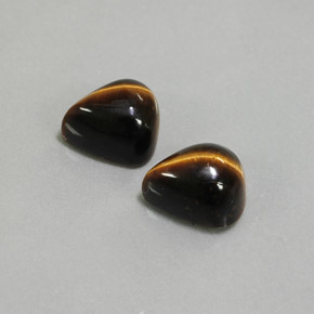 Achetez naturel ct Or Brun Oeil de Tigre gems, En forme de poire, En provenance Thaïlande chez GemSelect. En stock, livraison internationale!