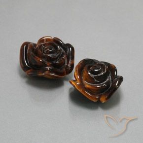 Shop natural 25.54ct Marron chaud Œil de tigre gems, Fantaisie, from Thaïlande at GemSelect. In stock, global shipping!