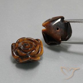 Shop natural 25.54ct Marron chaud Œil de tigre gems, Fantaisie, from Thaïlande at GemSelect. In stock, global shipping!