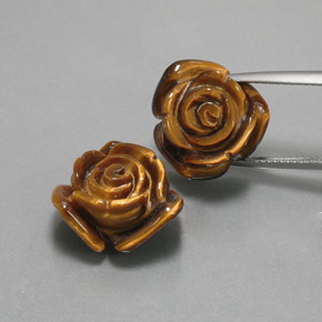 Achetez naturel ct marron tiger's eye gems, forme fantaisie, en provenance thaïlande chez gemselect. en stock, livraison internationale!