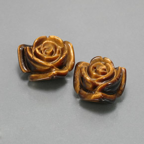 Achetez naturel ct marron tiger's eye gems, forme fantaisie, en provenance thaïlande chez gemselect. en stock, livraison internationale!
