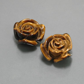Achetez naturel 23,41ct marron tiger's eye gems, forme fantaisie, en provenance thaïlande chez gemselect. en stock, livraison internationale!