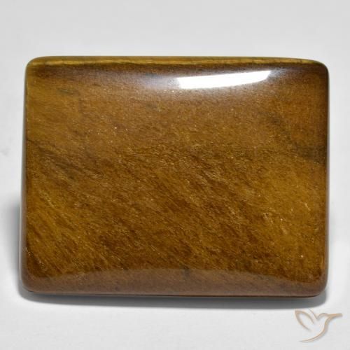 Œil de tigre Brun rougeâtre naturelle Baquette, 44.65 ct, Opaque