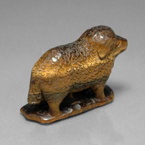 Oeil de Tigre Multicolore naturelle Forme fantaisie, 152.45 ct, Opaque