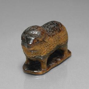 Oeil de Tigre Multicolore naturelle Forme fantaisie, 152.45 ct, Opaque