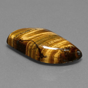 Oeil de Tigre Or Brun naturelle Forme fantaisie, 18.41 ct, Opaque