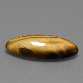Tiger's eye marron naturelle marquise, 14,53 ct, opaque