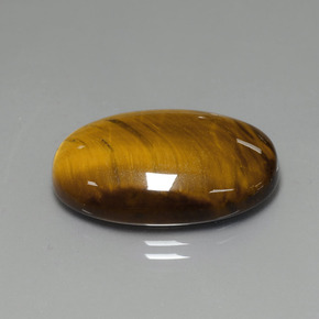Oeil de Tigre Or Brun naturelle Coupe ovale, 19.99 ct, Opaque
