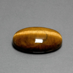 Oeil de Tigre Or Brun naturelle Coupe ovale, 20.16 ct, Opaque