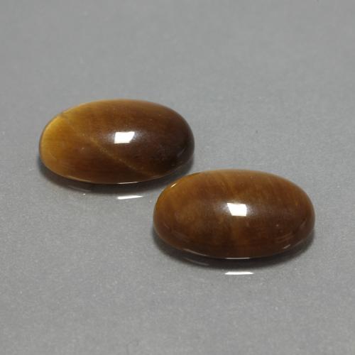 Achetez naturel 9,04ct marron tiger's eye gems, coupe ovale, en provenance thaïlande chez gemselect. en stock, livraison internationale!