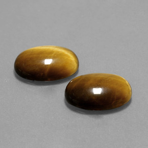 Achetez naturel 9,10ct marron tiger's eye gems, coupe ovale, en provenance thaïlande chez gemselect. en stock, livraison internationale!