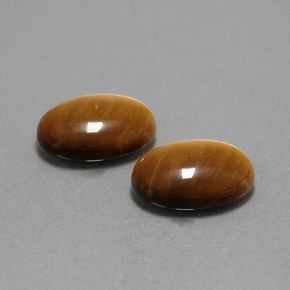 Achetez naturel ct Or Brun Oeil de Tigre gems, Coupe ovale, En provenance Thaïlande chez GemSelect. En stock, livraison internationale!