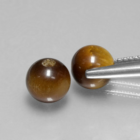 Achetez naturel ct marron tiger's eye gems, sphère / boule, en provenance thaïlande chez gemselect. en stock, livraison internationale!