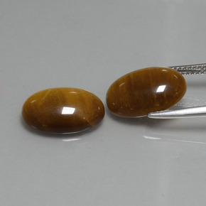 Achetez naturel 9,04ct marron tiger's eye gems, coupe ovale, en provenance thaïlande chez gemselect. en stock, livraison internationale!