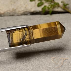 Oeil de Tigre Marron chaud naturelle Fantaisie, 21.64 ct, Opaque
