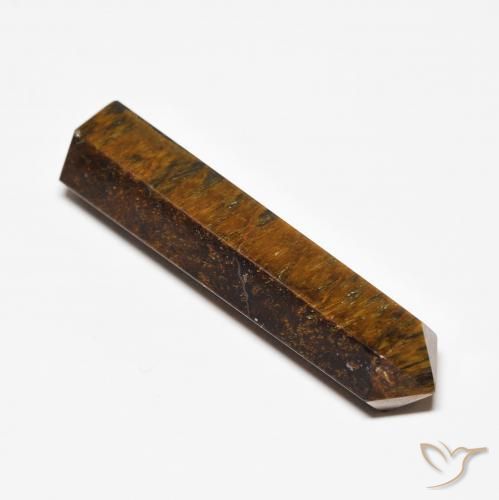 Œil de tigre Marron chaud naturelle Fantaisie, 22.80 ct, Opaque