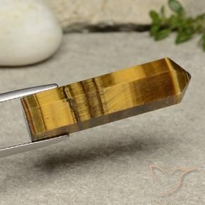 Œil de tigre Marron chaud naturelle Fantaisie, 20.39 ct, Opaque