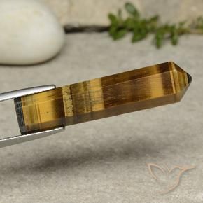 Oeil de Tigre Brun doré naturelle Fantaisie, 19.94 ct, Opaque