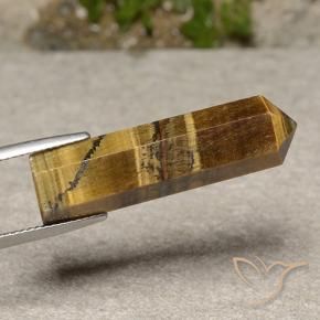 Œil de tigre Brun doré naturelle Fantaisie, 19.17 ct, Opaque