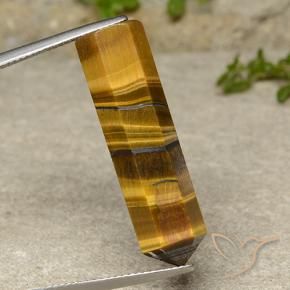 Œil de tigre Brun doré naturelle Fantaisie, 22.27 ct, Opaque