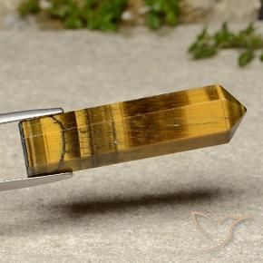 Œil de tigre Brun doré naturelle Fantaisie, 23.11 ct, Opaque