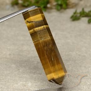 Œil de tigre Brun doré naturelle Fantaisie, 23.11 ct, Opaque