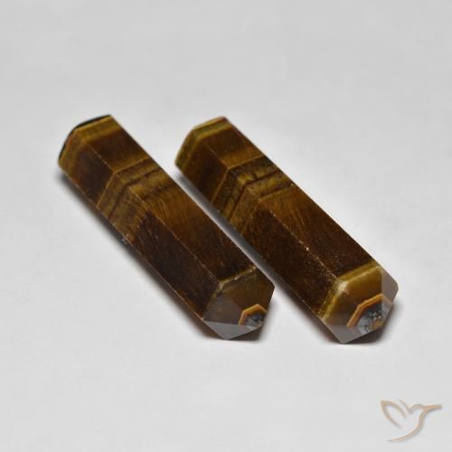 Shop natural 39.60ct Brun moyen Oeil de Tigre gems, Fantaisie, from Thaïlande at GemSelect. In stock, global shipping!