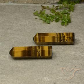 Shop natural 44.33ct Marron jaunâtre Œil de tigre gems, Fantaisie, from Thaïlande at GemSelect. In stock, global shipping!