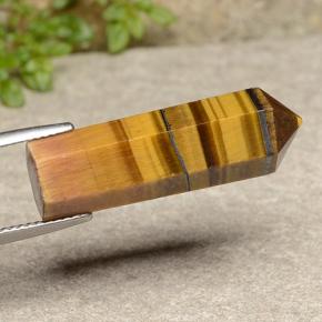 Tiger's eye marron naturelle forme fantaisie, 18,73 ct, opaque
