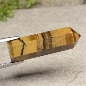Œil de tigre Brun doré naturelle Fantaisie, 20.59 ct, Opaque