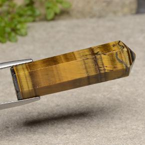 Tiger's eye marron naturelle forme fantaisie, 24,72 ct, opaque