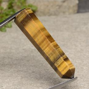 Oeil de Tigre Brun doré naturelle Forme fantaisie, 19.17 ct, Opaque