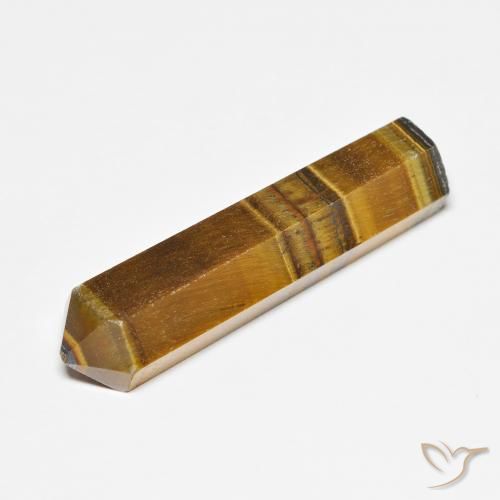 19.10ct Naturel Marron clair Œil de tigre, Fantaisie, Opaque