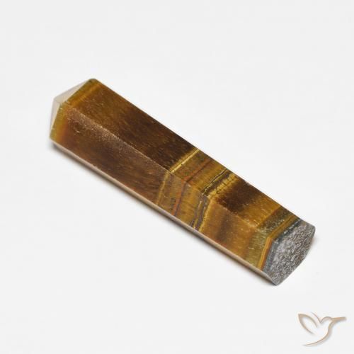 Œil de tigre Marron clair naturelle Fantaisie, 19.10 ct, Opaque