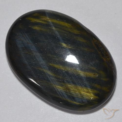 Œil de tigre Or Brun naturelle ovale, 16.76 ct, Opaque