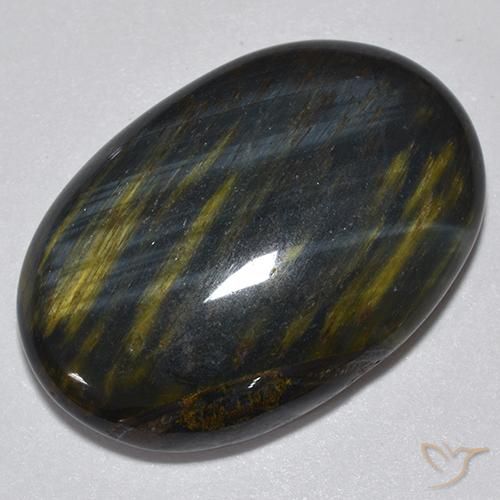 Œil de tigre Or Brun naturelle ovale, 16.76 ct, Opaque