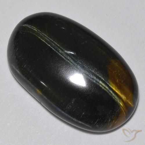 Oeil de Tigre Or Brun naturelle ovale, 14.57 ct, Opaque