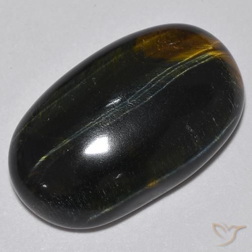 Oeil de Tigre Or Brun naturelle ovale, 14.57 ct, Opaque