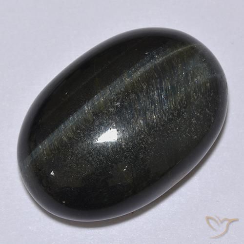 20.77ct Naturel Or Brun Œil de tigre, ovale, Opaque