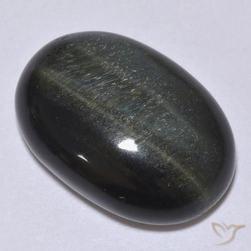 Œil de tigre Or Brun naturelle ovale, 20.77 ct, Opaque