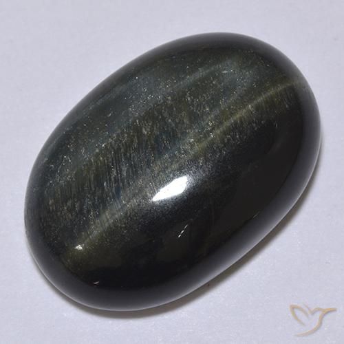 Œil de tigre Or Brun naturelle ovale, 20.77 ct, Opaque