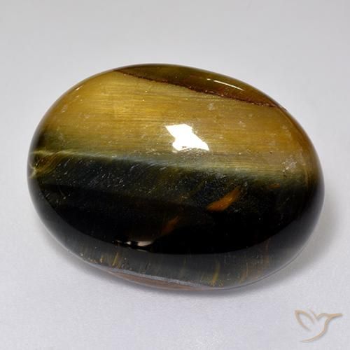 Œil de tigre Or Brun naturelle ovale, 15.79 ct, Opaque