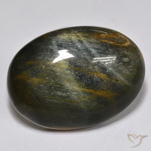 Œil de tigre Or Brun naturelle ovale, 15.17 ct, Opaque