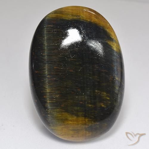 42.35ct Naturel Or Brun Oeil de Tigre, ovale, Opaque